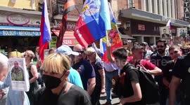 Marcha prorrusa en Madrid, España este domingo: petición de Ucrania a España