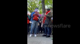 Speech at The Protest Against Higher Rents in NY, USA