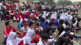 Jakarta's Car-Free Day sees anti-corruption campaign to raise awareness in Indonesia