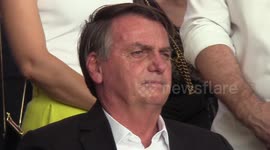 Former Brazilian President Jair Bolsonaro and His Wife Attend Women's PL Event in Sao Paulo, Brazil