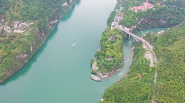 Yangtze River Environment In Yichang, China