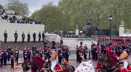 Prince and Princess of Wales Arrive to Buckingham Palace After Coronation Ceremony in London, UK