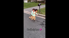 That's Not Fair.. I Want A Piggy Back Ride Too Twin. These Boys Are So Adorable.