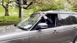 Prince Edward, The Duke Of Kent, Seen Returning To Kensington Palace After The Coronation Of King Charles III