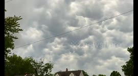US: Mammatus Clouds Hang Over Illinois As Severe Storms Tore Through Central Region