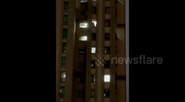Chinese man arrested after throwing fridge out of high-rise building