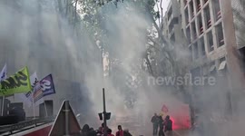France: May 8 – Protests Against Macron’s Visit To Lyon Turn Violent 2