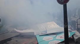 France: May 8 – Protests Against Macron’s Visit To Lyon Turn Violent