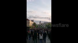 Serbia: Tens Of Thousands March To Protest Against Government After Mass Shootings