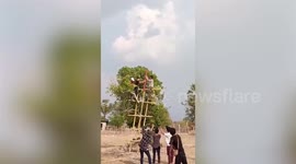 Two injured in botched rocket launch during Rocket Festival in Laos