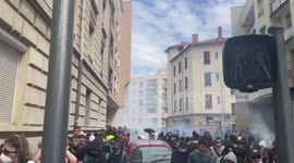 France: May 8 – Protests Against Macron’s Visit To Lyon Turn Violent 4