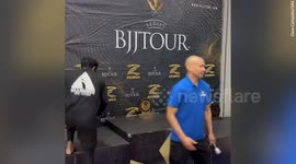 Mark Zuckerberg takes to podium at jiu-jitsu tournament in California
