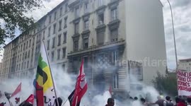 France: May 8 – Protests Against Macron’s Visit To Lyon Turn Violent 5