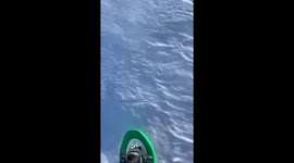 Snow shoe hike in Swedish Lapland in Kiruna in the north of Sweden on a windy sunny day with clear blue skies and freezing temperatures