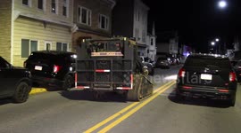 Tense stand-off between terroristic threat suspect and Pennsylvania State Police