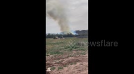US: Brush Fire Erupts Near Mall Drive In St. George, Utah 2