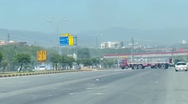 Highway in Islamabad blocked as protests erupt in response to Imran Khan's arrest