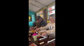 Lovely couple moved to happy tears after finding out they are going to be grandparents