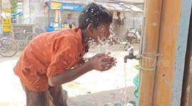 Bihar residents battle to stay cool as heatwave sees temperatures soar over 40C