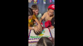 Birthday Cake Gag Foiled by Fondant