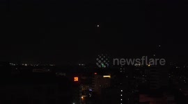Rockets are fired from Gaza towards Israel