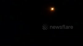 Rockets are fired from Gaza towards Israel