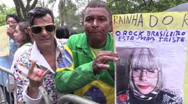 Funeral of the singer Rita Lee in Sao Paulo, Brazil