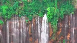 Tumpak Sewu Waterfall is one of the mandatory tourist destinations in Lumajang.