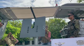 Modern military warfare equipments and vehicles showcased at the first Philippine Fleet Defense Expo 2023