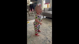 'He's got it nailed!' - Adorable dancing baby knows his moves a bit too well
