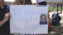 Shawnee Mission North High School students and counter protesters express their thoughts about teacher Caedran Sullivan who is speaking out against what she calls divisive
