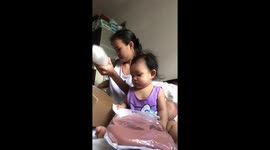 Woman Accidentally Cuts Open Juice Can