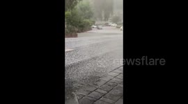 Severe thunderstorm brings hail, flash flooding to Xalapa, Mexico