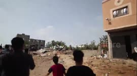 Aftermath of Israeli attacks in Gaza