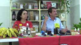 Press conference in 4th Edition Of The National Agrarian Reform Fair, Held By The MST in Sao Paulo, Brazil