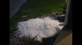 Tons of Hail in Illinois