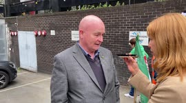 Strike will continue 'until we get a deal' says RMT Secretary-General Mick Lynch