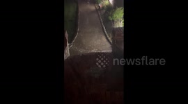 US: Severe Thunderstorms Sweep Through Oklahoma Bringing Heavy Rains And Hail