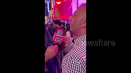 Interviews of People Protesting Arrest of Imran Khan in New York, NY, USA