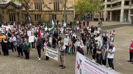 Rally for Palestine to commemorate the 75th anniversary of Al Nakba, Sydney, Australia