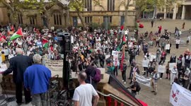 Rally for Palestine to commemorate the 75th anniversary of Al Nakba, Sydney, Australia