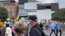 Stand with Ukraine rally, Sydney, Australia