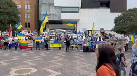 Stand with Ukraine rally, Sydney, Australia