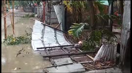 Cyclone Mocha : Footage from Sittwe , Myanmar shows impact just before landing of cyclone Mocha
