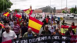 El mundo rural se ha manifestado en una multitudinaria marcha en Madrid, España
