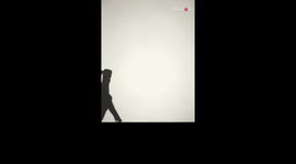 Recreating an awe-inspiring aerial hoop routine... but with hand shadows