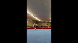Man Takes Down Ceiling Tile With Flip