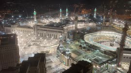 Time Lapse of Kaaba Haram Sharif in Mecca