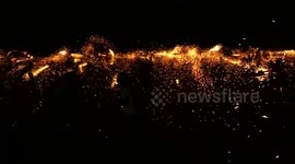 Tradition meets environmental consciousness with spectacular palm burning festival in southern India
