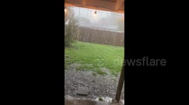 US: Cold Front Moves Through Dallas-Fort Worth Met Area Bringing Heavy Rains